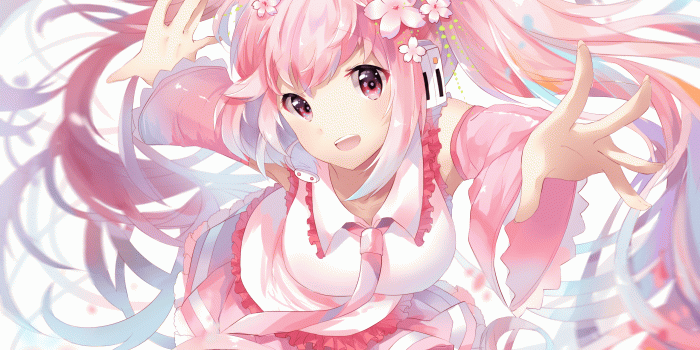2560x1440 Download 2560x1440 Vocaloid, Sakura Miku, Hatsune Miku, Fan Version
