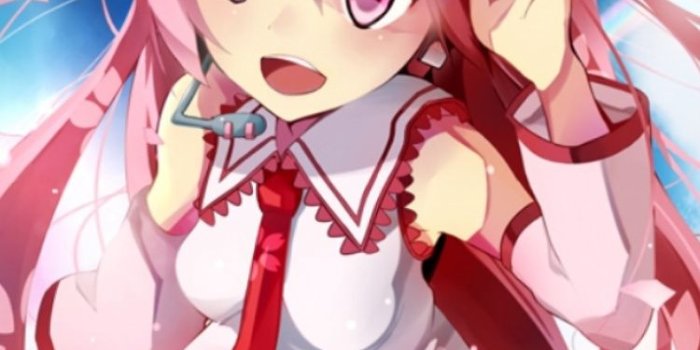 750x1334 Download 750x1334 wallpaper pink hair, anime girl, sakura miku