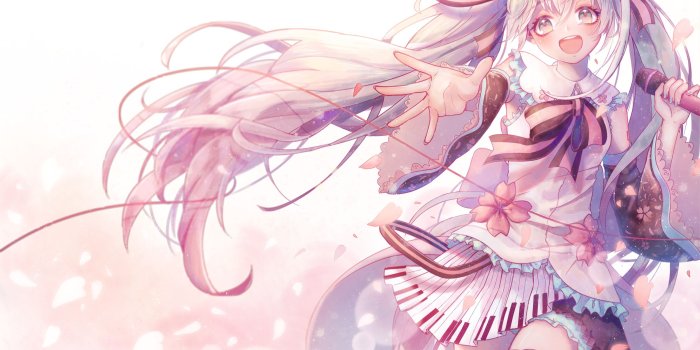 2100x1502 5043721 Sakura Miku wallpaper and background | Anime | Tokkoro.com