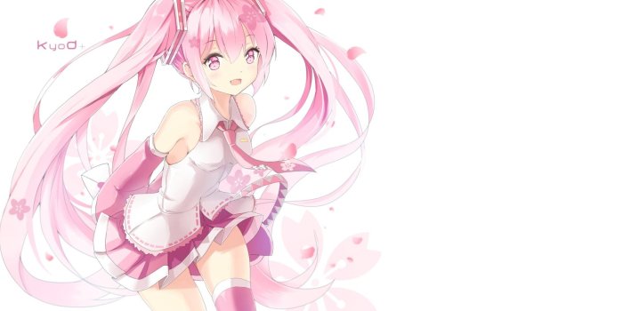 1920x1175 Anime Vocaloid Hatsune Miku Sakura Miku Long Hair Pink Hair Pink