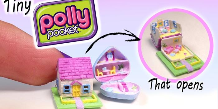 1280x720 Miniature Polly Pocket Dollhouse Tutorial // DIY Miniature Dollhouse