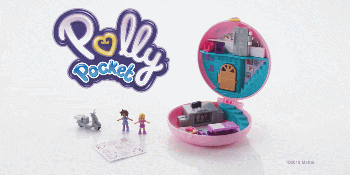 1920x1080 Polly Pocket Big Pocket World Donut Sleepover Pajama Party Playset