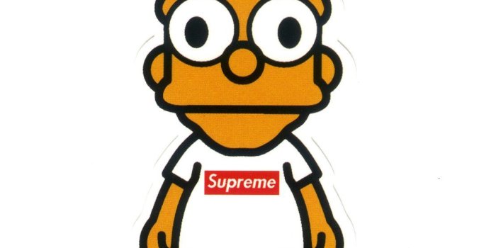 1111x1111 1197 Baby Milo x Bart Simpson , Height 8 cm, decal sticker