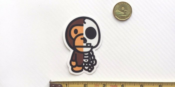 1600x1200 Quality A Bathing Ape Bape Baby Milo Half Skull Vinyl - Baby Milo