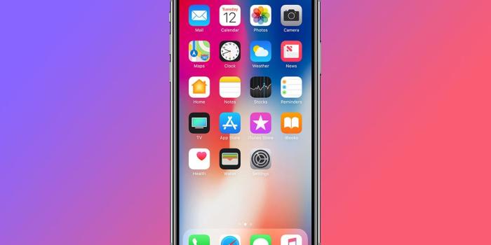 1200x784 These weird new iPhone X wallpapers do more than just hide the notch