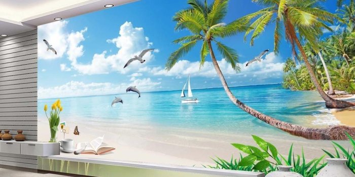 1019x810 Top Classic 3D European Style Beautiful Mediterranean summer scenery mural  3d wallpaper 3d wall papers for tv backdrop