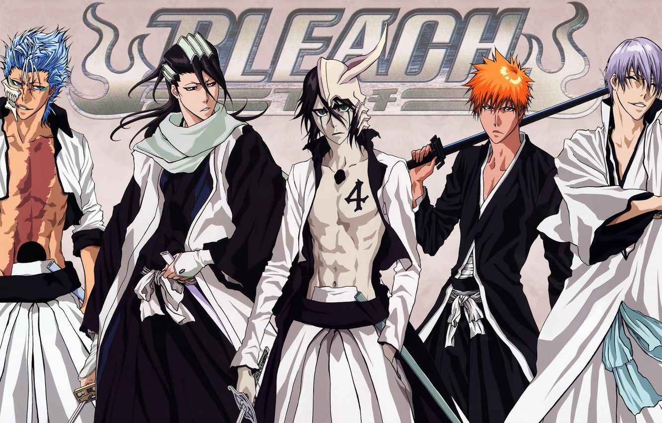 1332x850 Wallpaper sword, game, Bleach, anime, katana, Ichigo, asian