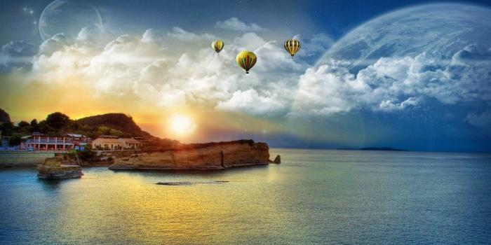 1366x768 Free Wallpaper - Free Nature wallpaper - Digital Landscape Da Nuahs