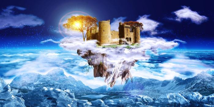 1191x670 wallpaper fun: Digital Art - Dream Castle +FX (by Rafaken)