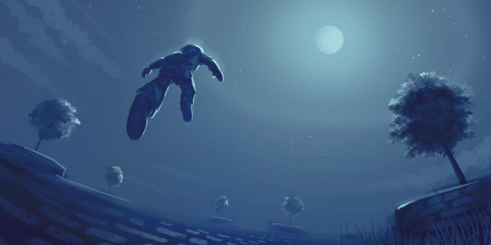 1920x1080 Moon lucid dream digital painting - wallpaper version : LucidDreaming