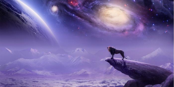 1920x1200 Paintings, Airbrush, Cg, Digital, Art, Lion, Landscapes, Fantasy