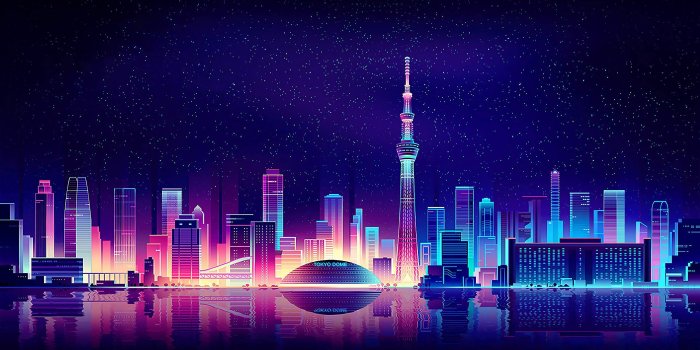 3840x2160 Tokyo Dome Tokyo Tower Cityscape Buildings City Minimalist