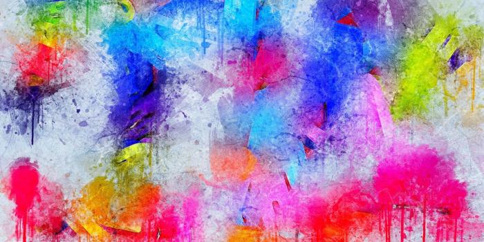 1366x768 Download wallpaper 1366x768 paint, spots, colorful, splatter, grungy