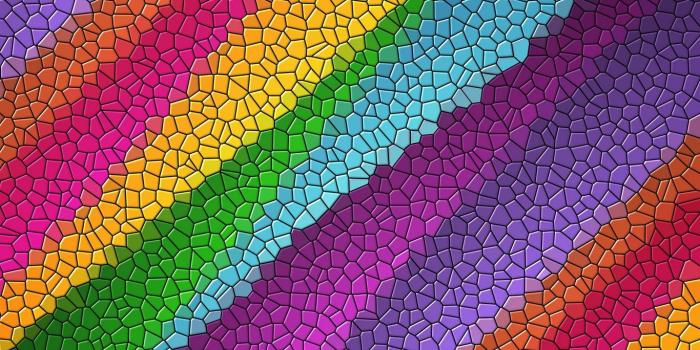 1366x768 Download wallpaper 1366x768 mosaic, patterns, colorful tablet