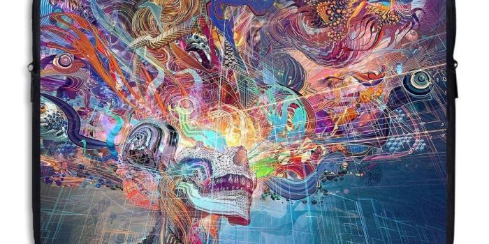 1000x1000 Amazon.com: Laptop Sleeve Case Colorful Cool Dragon Wallpaper