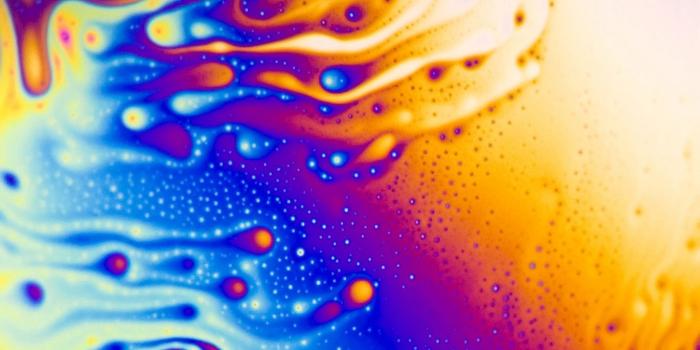 1366x768 Download 1366x768 wallpaper colorful, liquid, stains, bubbles