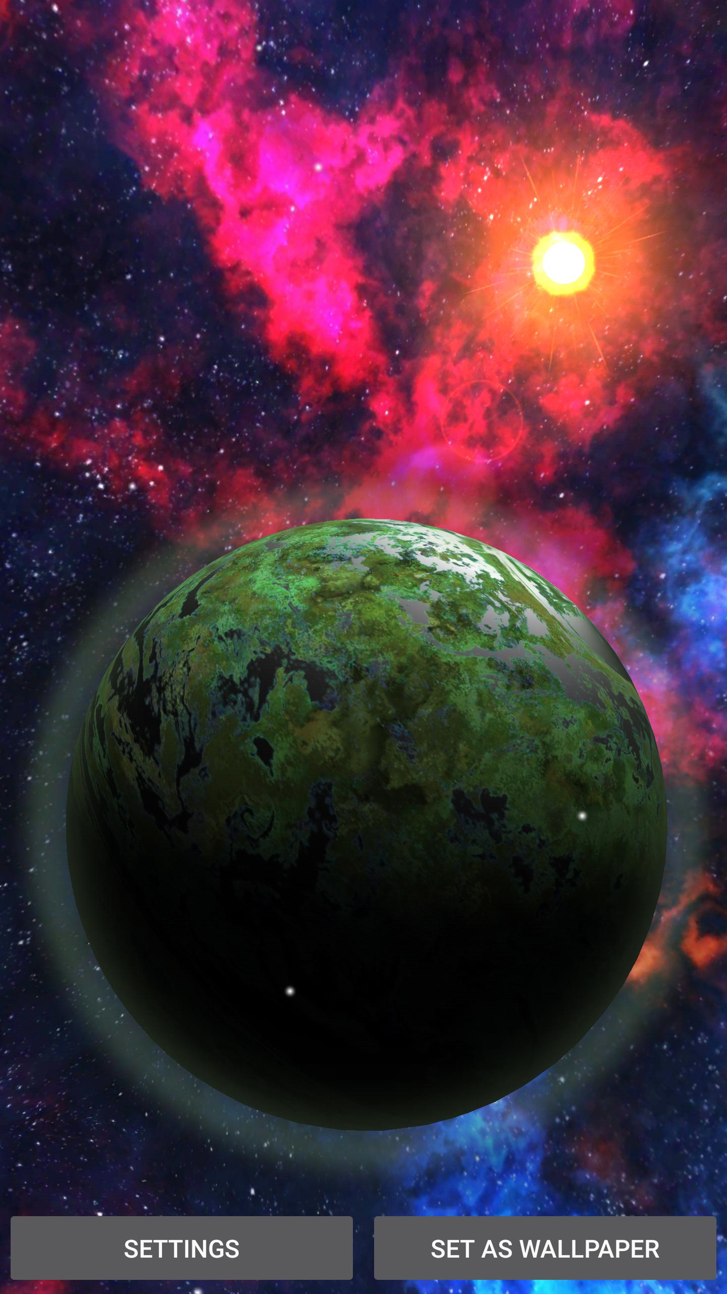 1440x2560 Space Live Wallpaper 3D Lite for Android - APK Download