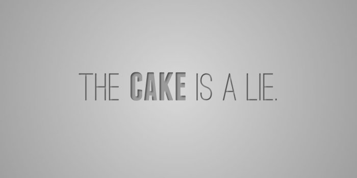 1280x800 Portal Cake Lie HD wallpaper | games | Wallpaper Better