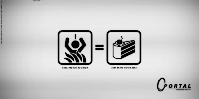 1920x1200 the cake is a lie - Google Search | A) Geekyness | Full hd wallpaper