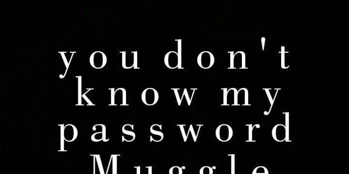 720x1280 You don't know my Password Muggle ~ lock screen wallpaper Harry