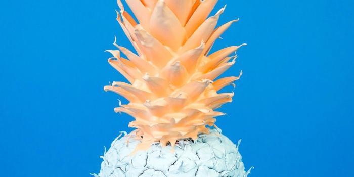 1125x2436 Pineapple - Blue wallpaper | Wallpaper in 2019 | Blue wallpapers