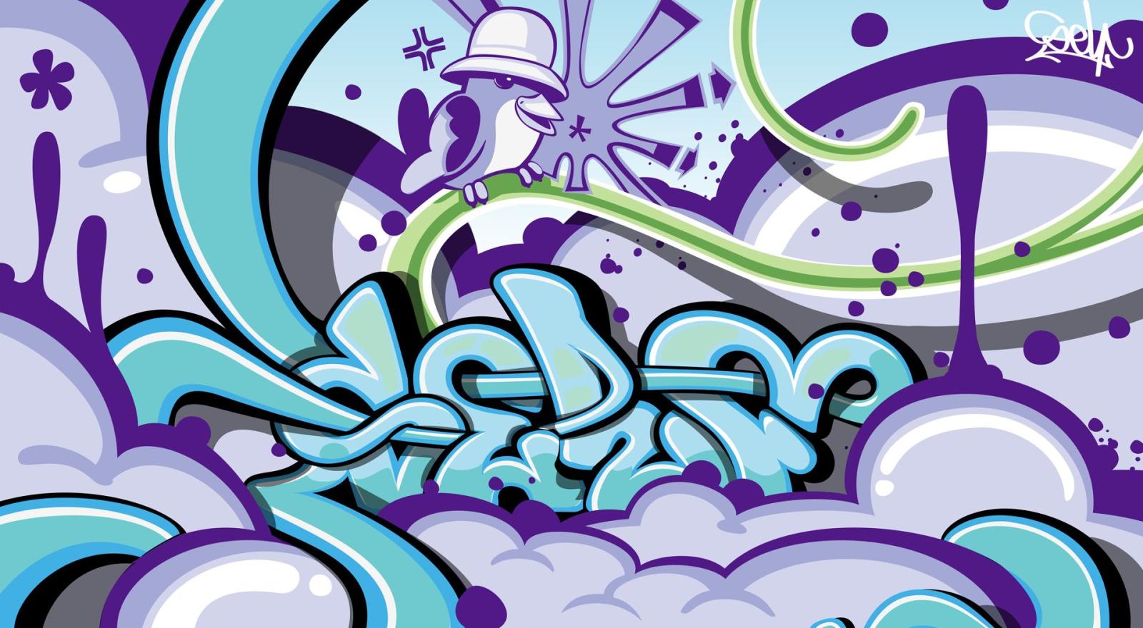 1920x1056 Graffiti Alphabet HD Wallpaper, Background Images