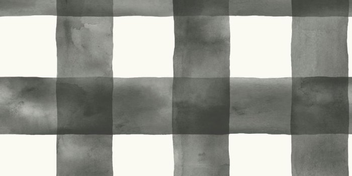 1000x1000 56 sq. ft. Pink and White Watercolor Check Removable Wallpaper