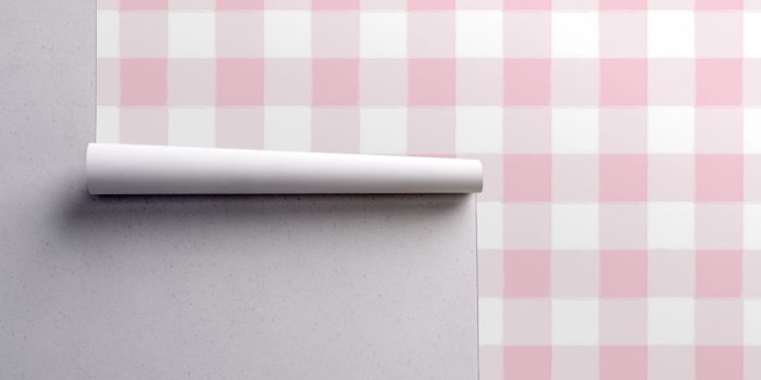 1024x1024 Details about Wallpaper Roll or Sample: Checkered Gingham Plaid Pink Plaid  Pink And White