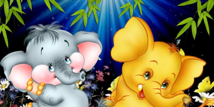1333x1000 TWO CUTE ELEPHANTS Wallpaper and Background Image | 1333x1000 | ID