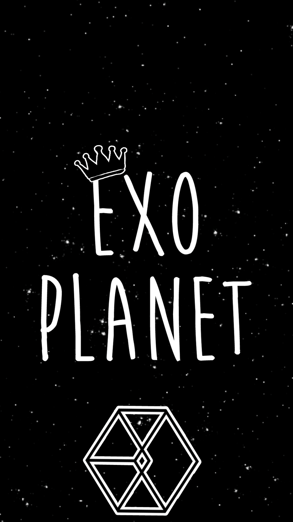 1024x1820 EXO Logo Wallpapers