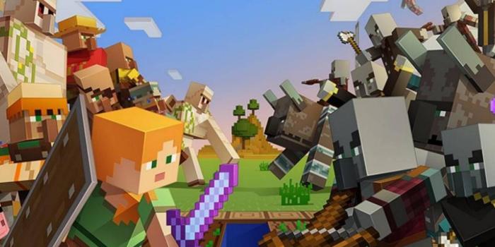 1280x720 Minecraft Village and Pillage update tries to show it's still got