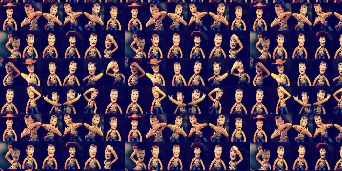 1366x768 Sheriff Woody, Toy Story, Hearts Wallpapers HD / Desktop and Mobile