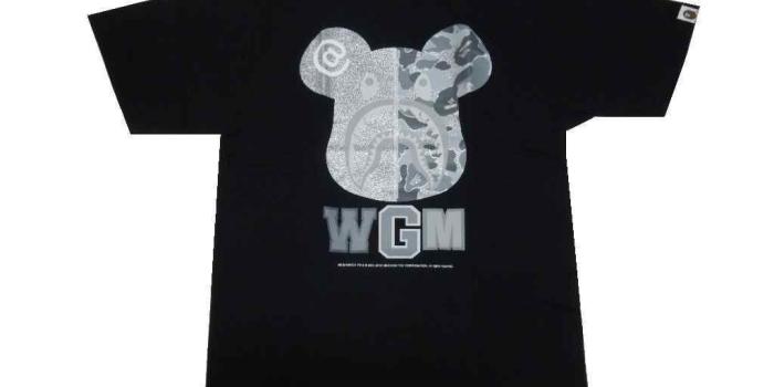 1024x768 A BATHING APE (エイプ) x MEDICOMTOY (Medicom Toy) SHARK BE@R TEE