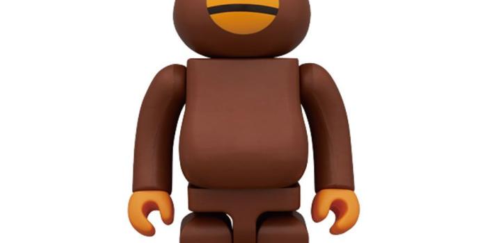 900x900 Bape A Bathing Ape x Medicom 400% Bearbrick Figure (brown