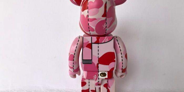 1600x1200 MEDICOM BAPE PLAY PINK CAMO 400% BEARBRICK 2008 BE@RBRICK ART TOY A BATHING  APE