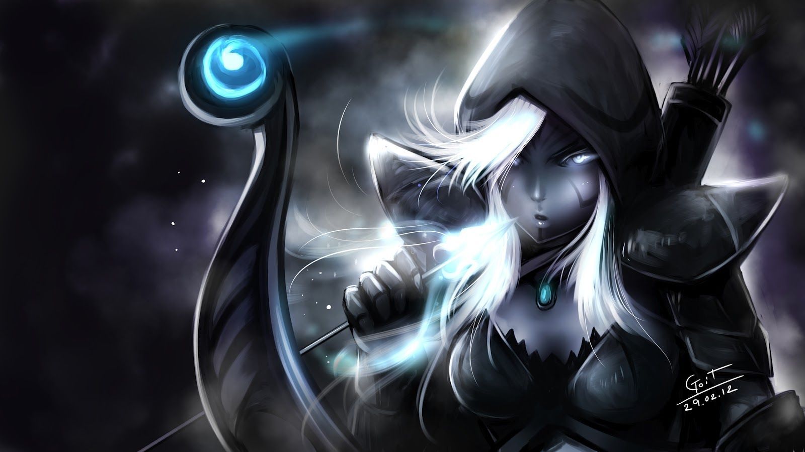 1600x899 Drow Ranger Dota 2 Traxex Heroes HD Game Wallpaper | Game HD