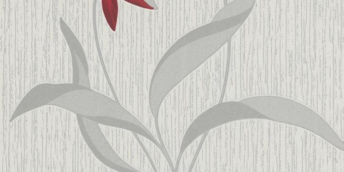 988x988 Fleur Red Flower Wallpaper