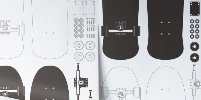 1100x1318 Skate or Die Wallpaper, Muffin & Mani | Milton & King