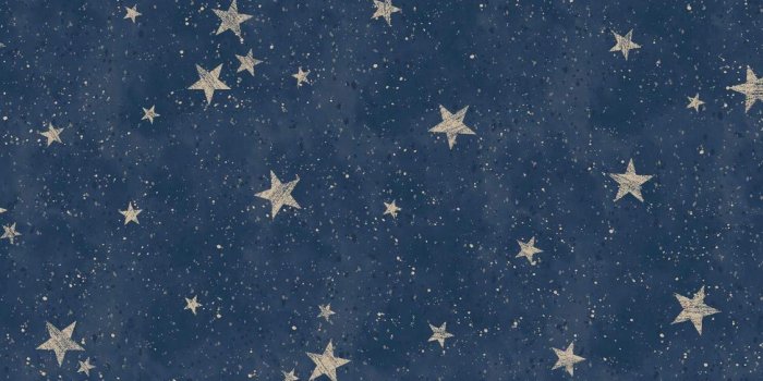 1125x1125 Starlight Stars Wallpaper Navy/Gold Crown M1490 - - Amazon.com