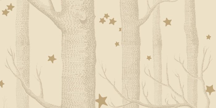 1000x1385 Woods and Stars by Cole & Son - Buff & Gold - Wallpaper - 103/11049