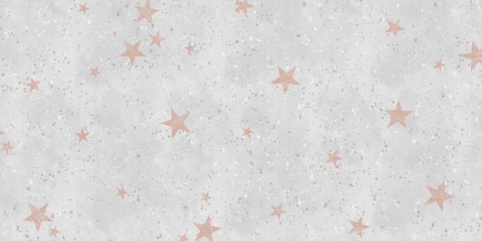 2000x2000 Starlight Stars Grey/Rose Gold