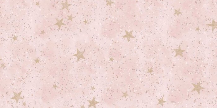 1200x1200 Starlight Stars Wallpaper Pink / Gold Crown M1492
