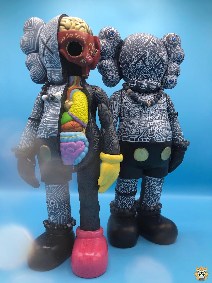 888x1184 Custom (Bootleg) KAWS Companions by ink_visuals for