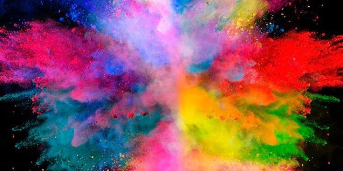 750x1334 Colorful explosion on the black background for your iPhone XR from