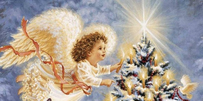 1280x1024 Christmas Angel Wallpapers