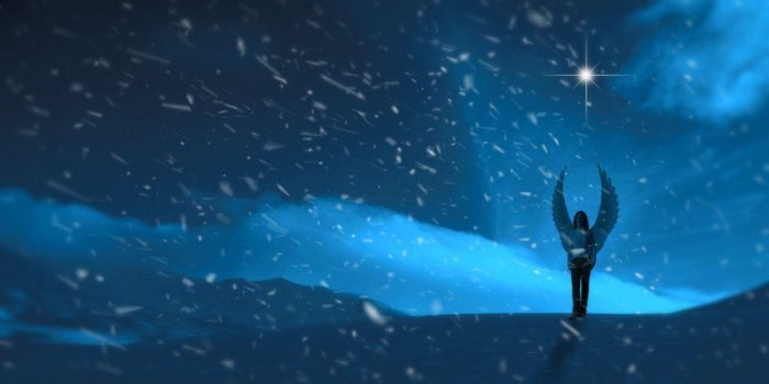 1280x720 8615 christmas angel desktop wallpaper