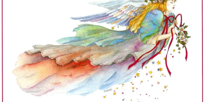 1383x980 Christmas Angel Love Wallpaper #6996086