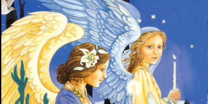 1024x768 Angel Christmas Scene | Halos and Wings | Angel wallpaper, Christmas