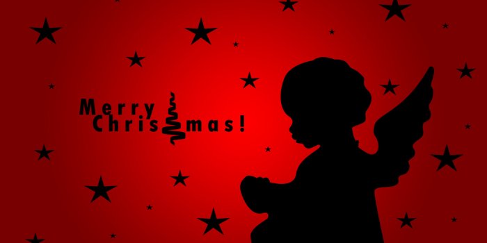3840x2160 Christmas angel silhouette wallpaper - Holiday wallpapers - #47345