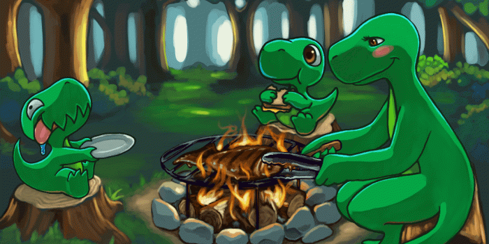 1024x768 Dinnersaurus game splash screen and wallpaper! | Emily So